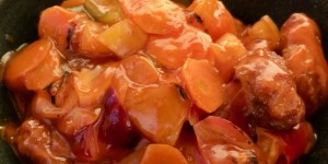 Beitragsbild des Blogbeitrags Süßsaures Schweinefleisch