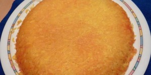 Beitragsbild des Blogbeitrags Lamm mit Dörrzwetschken und Mandeln mit persischem Reis