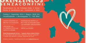 Beitragsbild des Blogbeitrags Grenzenlos ★ SenzaConfini: una serata di beneficenza a Vienna a favore dei terremotati in Italia 