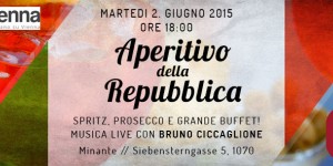 Beitragsbild des Blogbeitrags Evento: “Aperitivo della Repubblica” @ Pizzeria Minante 