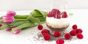 Beitragsbild des Blogbeitrags Chia Pudding Dessert Rezept