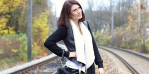 Beitragsbild des Blogbeitrags Outfit: Black & White #Autumn Edition