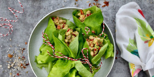 Beitragsbild des Blogbeitrags SOMMERLICHE SALAT-WRAPS  