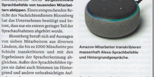 Beitragsbild des Blogbeitrags Alexa fürs Wohnzimmer disqualifiziert 