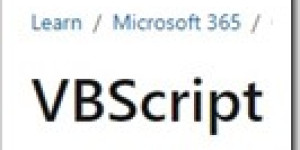 Beitragsbild des Blogbeitrags VBScript wird nun abgekündigt