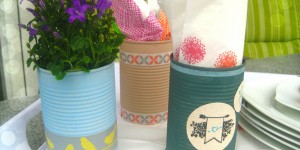 Beitragsbild des Blogbeitrags Upcycling: Dosen mit Chalky Paint