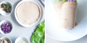Beitragsbild des Blogbeitrags Buchweizen Wrap 
