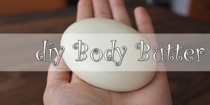 Beitragsbild des Blogbeitrags {DIY} Body Butter – feste Body Lotion 