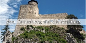 Beitragsbild des Blogbeitrags Von Kaumberg auf die Araburg