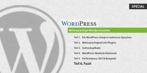 Beitragsbild des Blogbeitrags Fazit – WordPress als CMS für mehrsprachige Websites 