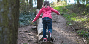 Beitragsbild des Blogbeitrags Familienausflug am Erlebnispfad naturVisionen und zur Aussichtswarte in Bad Sauerbrunn