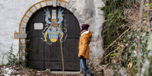 Beitragsbild des Blogbeitrags Winterliche Wanderung am Kulmriegel zur Burg Grimmenstein