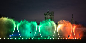 Beitragsbild des Blogbeitrags Illumina im Schlosspark Laxenburg. Ein winterliches Lichterspektakel