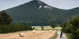 Beitragsbild des Blogbeitrags Kurze Kinderwagenwanderungen südlich von Wien 