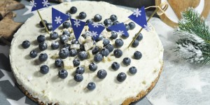 Beitragsbild des Blogbeitrags Crispy White Chocolate Cheesecake