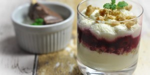 Beitragsbild des Blogbeitrags Kirschdessert im Glas 