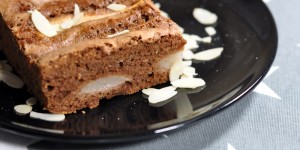 Beitragsbild des Blogbeitrags Birnen-Schoko-Kuchen geht immer!
