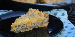 Beitragsbild des Blogbeitrags Mohn Pudding Crumble vom Grill