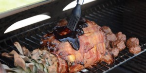 Beitragsbild des Blogbeitrags Süß pikante BBQ Bacon Ananas 