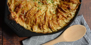 Beitragsbild des Blogbeitrags Das beste Kartoffelgratin vom Smoker 