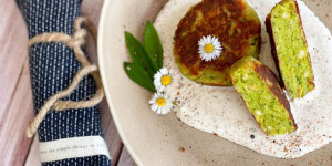 Beitragsbild des Blogbeitrags Knusprige Bärlauchlaibchen von der Plancha