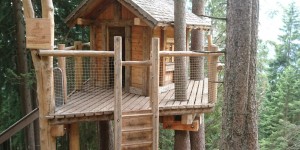 Beitragsbild des Blogbeitrags Bergerlebniswelten im Raum Innsbruck: der Baumhausweg im Stubaital