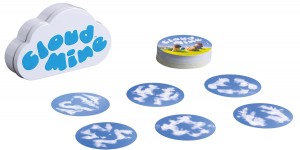 Beitragsbild des Blogbeitrags Sommerlich leichte Spieleneuheit von Piatnik: Cloud Mine 