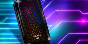 Beitragsbild des Blogbeitrags ADATA bringt externe SSD SE770G mit RGB auf den Markt 