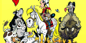 Beitragsbild des Blogbeitrags Wildwest-Legende Lucky Luke im Zeichen des Tierschutzes