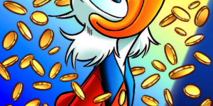 Beitragsbild des Blogbeitrags 75 Jahre Dagobert Duck: reichste Ente der Welt feiert