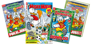 Beitragsbild des Blogbeitrags Anpfiff für Donald Duck: Die Fußball-WM findet auch in Entenhausen  statt 