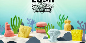 Beitragsbild des Blogbeitrags Lush x Spongebob Kollektion verspricht neuen Badespass 