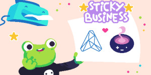 Beitragsbild des Blogbeitrags Getting Sticky with it:  Sticky Business erscheint am 17. Juli 