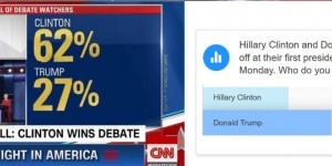 Beitragsbild des Blogbeitrags Trump vs. Clinton – Die erste Debatte
