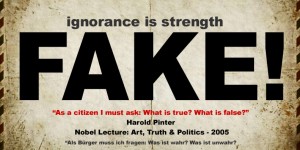 Beitragsbild des Blogbeitrags FAKE-News und das Ministerium der Wahrheit