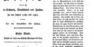 Beitragsbild des Blogbeitrags Montaigne und das Mädchen, das in Mannskleidung in die Welt hinein ging, anno 1580 