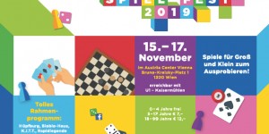 Beitragsbild des Blogbeitrags Spielefest 2019 im Wiener Austria Center 15.11-17.11 