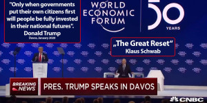 Beitragsbild des Blogbeitrags Whats up with the World Economic Forum? And what insidious foe does Democracy have?