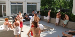 Beitragsbild des Blogbeitrags Saunafest Debrecen Tag 2 Einzelbewerb