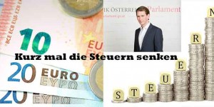 Beitragsbild des Blogbeitrags Sebastian Kurz innovativ in den Wahlkampf – Steuern senken