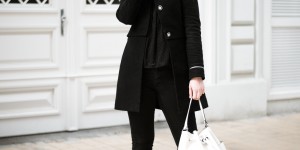 Beitragsbild des Blogbeitrags Imperial Black – Schwarze Volants, Bucket Bag und Acne Studio Boots 