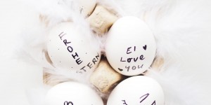 Beitragsbild des Blogbeitrags Minimalistische Deko für Ostern
