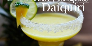 Beitragsbild des Blogbeitrags Tipsy Tuesday: Leckerer Frozen Pineapple Daiquiri Cocktail 