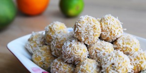 Beitragsbild des Blogbeitrags Mango-Energiekugeln