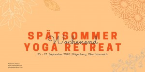 Beitragsbild des Blogbeitrags Spätsommer Wochenend-Yoga Retreat