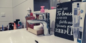 Beitragsbild des Blogbeitrags Roomtour: Wash your worries away!